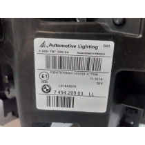 BMW X5 G05 / X6 G06 Lampa Laser BLACK L - 13379