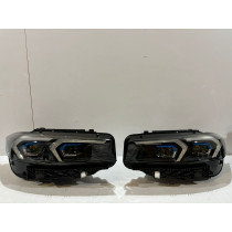 BMW 3 G20 LCI Lampa LED Niebieska Black R - 15970