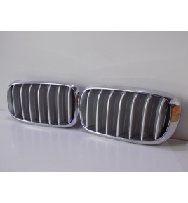 BMW X5 F15 Nerki / Grill Silver/Chrom - 3824
