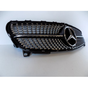 Mercedes W176 Atrapa/Grill Diamond Black- 4042
