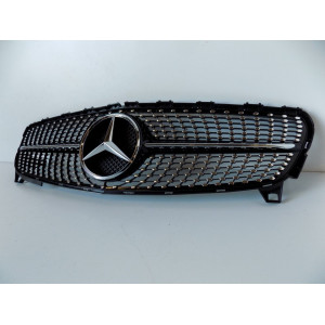 Mercedes W176 Atrapa/Grill Diamond Black- 4042