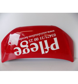 Seat Mii - Maska / Pokrywa silnika (czerwona) - 10148