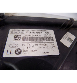 BMW 7 F01 LCI Lampa Bixenon Nieskrętna Lewa - 182