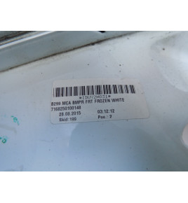 Ford Fiesta MK7 LCI - Zderzak przedni (biały) - 10393