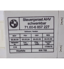 BMW E90 E91 Maoduł Sterowania Haka 6857227 - 12403