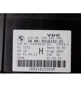 BMW E90 E91 E84 Licznik 9316152 - 12404