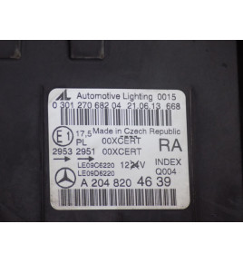 Mercedes W204 LCI Maska Zderzak Pas Lampy - 12554