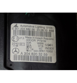 Mercedes W204 AMG Maska Zderzak Pas Lampy - 12546