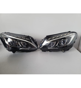 Mercedes C Klasa W205 Lampa FUL LED ILS Lewa 12671
