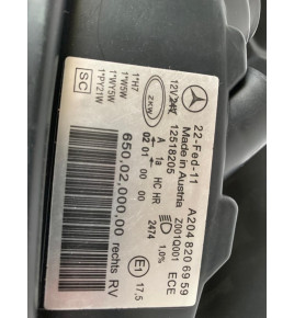 Mercedes GLK W204 Reflektor przedni Xenon R 12696