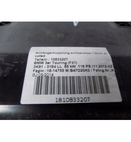 BMW 3 F30 F31 Hak Holowniczy Elektryczny - 4589