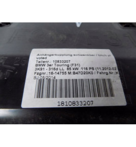 BMW 3 F30 F31 Hak Holowniczy Elektryczny - 4589