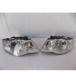 VW Touareg 7L LIFT Lampa Bi Xenon Prawa Lewa Komplet