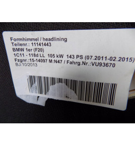 BMW 1 F20 Podsufitka M-Pakiet / Szyberdach - 0007