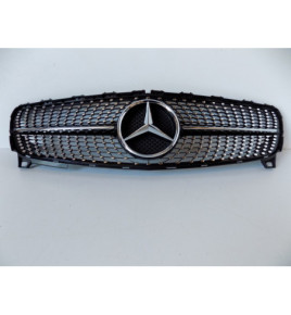 Mercedes W176 Atrapa/Grill Diamond Black- 4042