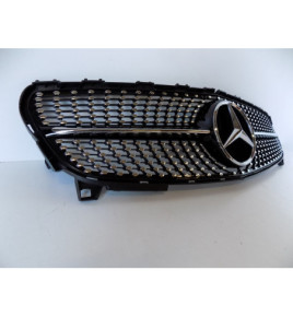 Mercedes W176 Atrapa/Grill Diamond Black- 4042