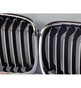 BMW 1 F20/21 Komplet Nerki / Grill zderzaka - 4112