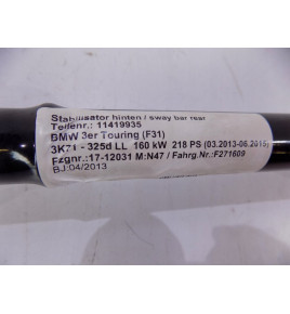BMW 3 F30 F31 F34 325d Półoś Tylna - Prawa - 4607